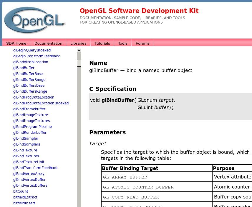 Before We Look at Code OpenGL functions preceded by gl...() OpenGL data types preceded by GL.