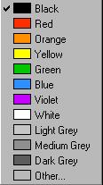 .. For more information on how to define a custom color, refer to Setting a Custom Color under Windows, on page 126 or to Changing Text Attributes at Once, on page 130, depending on the platform you