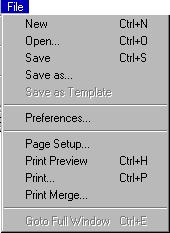 Chapter 2 Interface The Colors menu This menu is used to select a color for characters or style attributes.