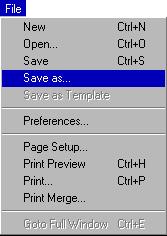 Chapter 3 Managing 4D Write Documents 4 Click Save. 4D Write saves the document under the filename you entered. ❿ To update a document you have saved: 1 Choose Save from the 4D Write File menu.
