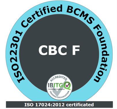 IT Governance ISO 22301 classroom courses ISO 22301 Certified BCMS Foundation
