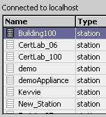Station A Niagara AX station is a program that runs on a Niagara AX platform; it is the main unit of server processing in the Niagara AX architecture.