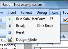 VBA program units: Subroutines and Functions Subs: a chunk of VBA code that can be executed by running it from Excel, from the VBE, or by being called by another VBA subprogram can be created with