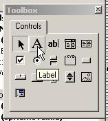 Add title and field for density Add textbox for value Properties window now refers to the label object