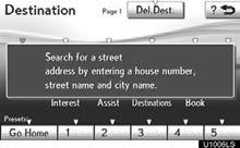 NAVIGATION SYSTEM: BASIC FUNCTIONS Help icon When appears on the screen, an explanation of the function can be displayed.