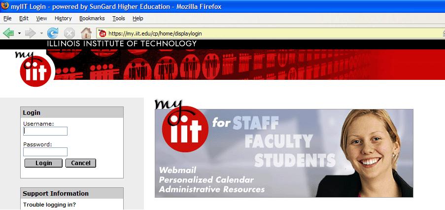 Signing Onto MyIIT and Banner Self-Service Tools To use the Banner self service tools you will access the Teaching tab on the myiit portal.