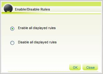 Rules 9.2 Enabling/Disabling Rules You can enable/disable vpatch rules and Custom rules at any time.