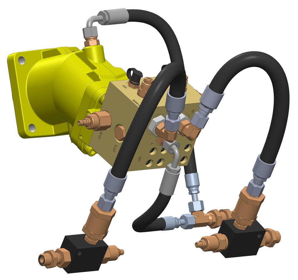 ASSEMBLY ROTATION CIRCUIT 6 8 1 2 16 17 Rotator Installation See Safety and Operator s Manual 14 15 3 Rotate Cross-over / C bal See page 26 7 13 12 5 9 11 6 Line Mount Manifold