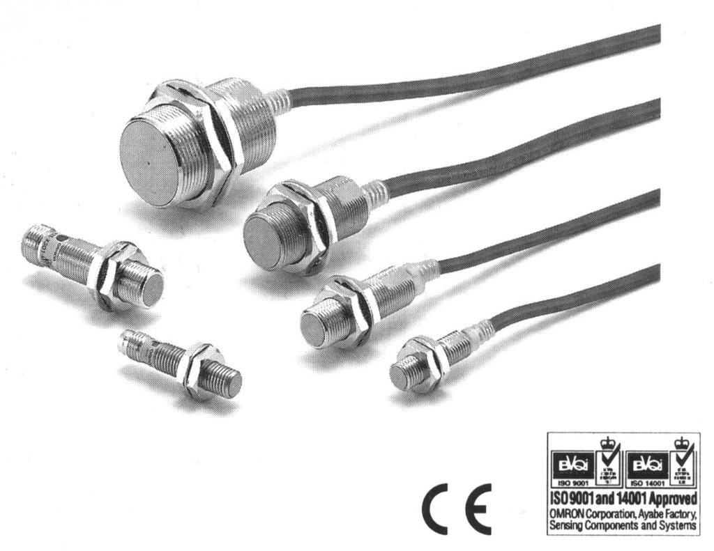 Cylindrical Proximity Sensor A New Series of Easy-to-use and Tough Models with a Yellow Indicator New series of TL-X2C1-GE models with improved performance over the previous TL-X-E models.