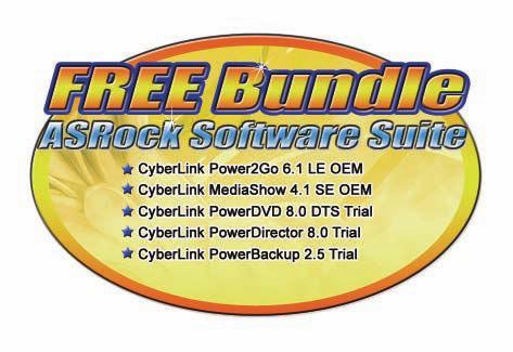 CyberLink Pow er2go 6.1 LE OEM Power2Go 6 lets you burn and backup videos, photos, music and data onto Blu-ray Discs and DVDs. CyberLink MediaShow 4.