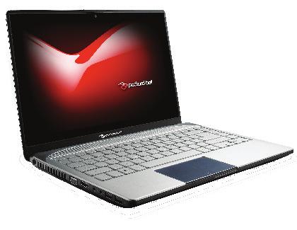 perfect size. exclusive design The thrilling brushed aluminium design of the new Packard Bell EasyNote NX69 immediately conveys its classy personality.