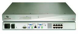 SIMPLER KVM Switching AutoView 1400 Single-user KVM switch, easily controls up to eight PCs and network devices.