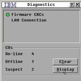 Chapter 3: Basic operations 37 The Diagnostics window opens. The top section of the window opens the hardware tests.