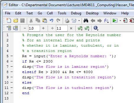 If the conditional expression in the elseif statement is false the program skips to the else and executes group 3 commands between the else and the end.