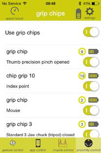 You can reassign a grip or favorite and rename the grip chip if desired at any time by repeating this same process.