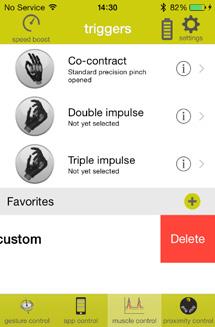 Modifying existing favorites To delete a favorite, press/hold and slide it to the left and select the delete option.