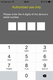 This unique code can be found in the About section of the my i-limb app discussed later. They will be prompted to enter this after selecting your device.