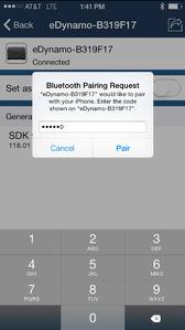 QUICK REFERENCE GUIDE iphone CHASE MOBILE CHECKOUT U.S. 7 10. Inside the Bluetooth Pairing Request window, enter the default pairing code of six nines (9 9 9 9 9 9) and tap Pair. 11.