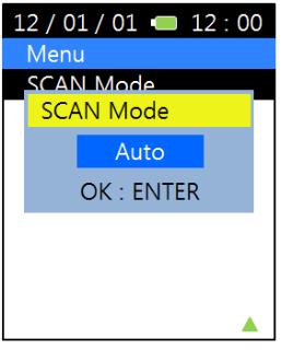 10) Scan Mode - The Scan Mode consists of the Auto and Manual.
