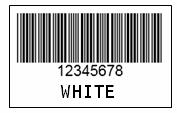 18 Lesson 7. Barcodes Enter a Barcode If using M71-31-423 media 1. Press Font. 2. Choose size 14 pt. If using Continuous media: 1. Use Autosize (default). 3. Press Enter or OK. 4. Press Barcode. 5.