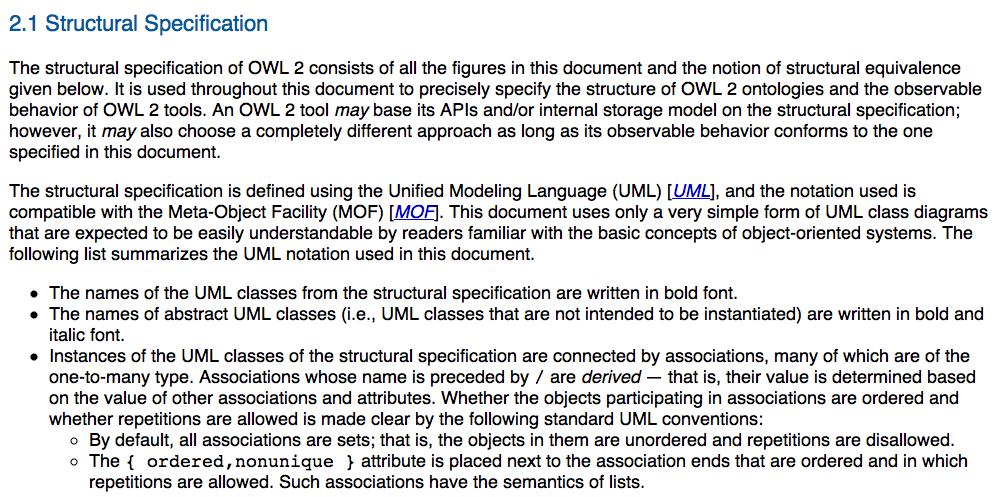 Clue #3: OWL2 s Simplified UML MOF Diagrams http://www.w3.