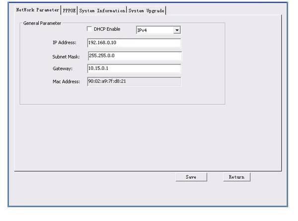 Or you can select an IP address and then click the Login button to go to the login interface. See Figure 4-3. In Figure 4-3, you can view device IP address, user name, password and port.
