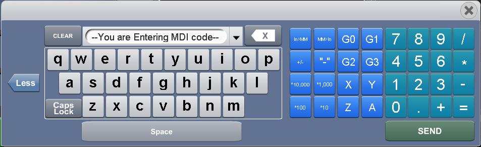 Depending on the user input, you may get a number pad or you may get the entire keyboard.