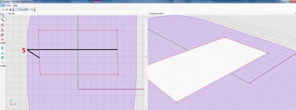 The program will connect the perpendicular parallel sides when you drop the tool after the second line is drawn (see Image 18).