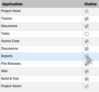 This enables the reporting tool for all members in your project workspace.