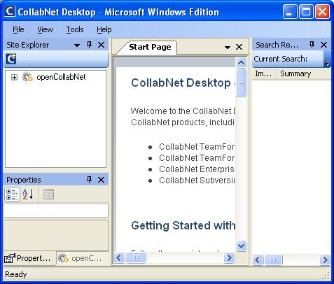 2f. After the installation completes, launch Collabnet Desktop Windows Edition.