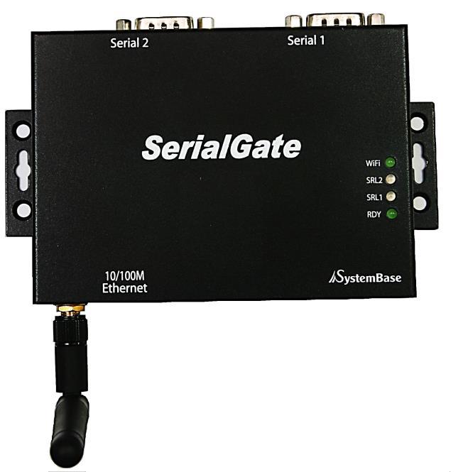SG-1020W/ALL(Bottom) LED: Operation status of SerialGate.