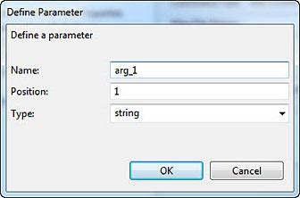 The input parameter now appears under the Web Service Input parameter, as shown in the following example: Click the input parameter then click Edit.