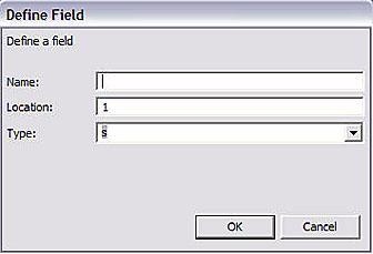 C:\Users\awaite\Documents\U2Doc\DBTools\Web Services Developer\3.20.5\Ch4.fm 4/29/13 To manually add a field, click Add.