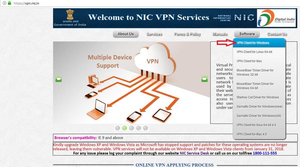 Procedure to Connect NIC VPN in Windows for ebiz This procedure is a step by step guide for ebiz users to connect NIC VPN on Windows machines to access the ebiz services.