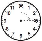 MA.912.G.5.4 8. Rectangle STUW is shown below. What is ST? A. 33 in. B. 24 in. C. in. D. in. MA.912.G.6.5 9. The hand on the circular clock in the figure below measures 10 cm.