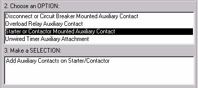CenterONE Software 15 monitor the status of contacts as well. Therefore, a second N.O. contact will be added to the contactor to provide feedback to the E3. 1. Click on the Auxiliary Contacts button from the Common Unit Options tab.