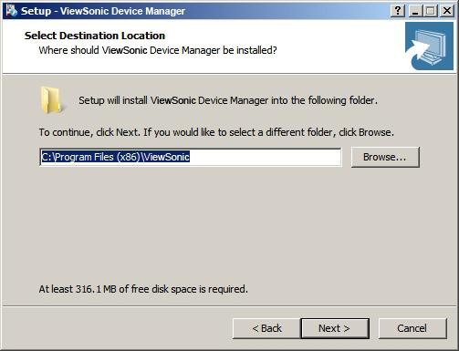 Installing and Upgrading ViewSonic Device Manager Installing ViewSonic Device Manager 9.