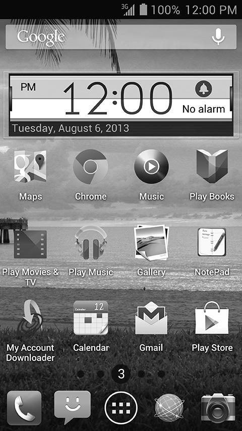 Getting Started Home Screen The Home Screen is the starting point for your phone s applications, functions, and menus.