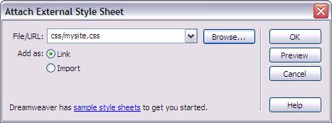 Activity 3.6 Guide 5. In the Attach External Style Sheet dialog box, click OK (Figure 22).