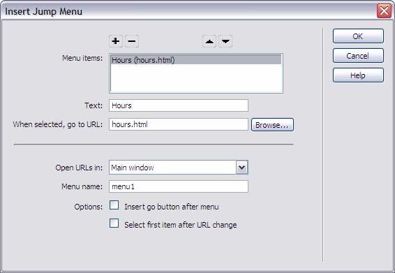 Activity 3.7 Guide Add a pop-up menu 1. Click the List/Menu button on the Insert bar. A List/Menu field appears in your document (Figure 11). 2.