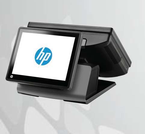 HP RP7 Retail System FLEXIBLE Displays A variety of associate displays to address specific user and store environments o 17 diagonal Projected Capacitive Touch