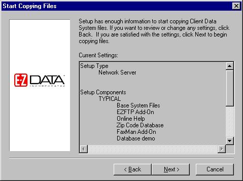 32. When the progress bar is at 97%, a prompt to insert the Control File diskette into drive A opens.