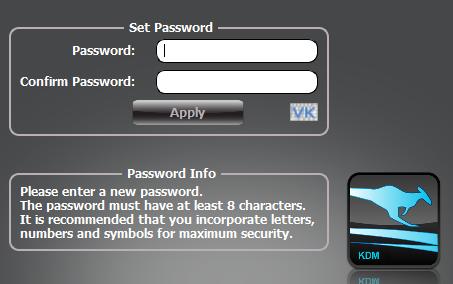 Setting a Password 2.2.3 Setting a Password Your password is used to login to your Defender V2 s secure partition after you have completed the Setup Wizard.