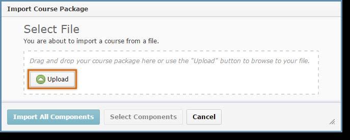 This example addresses uploading questions to the Question Library; however, this feature is not limited to quizzes. 1.