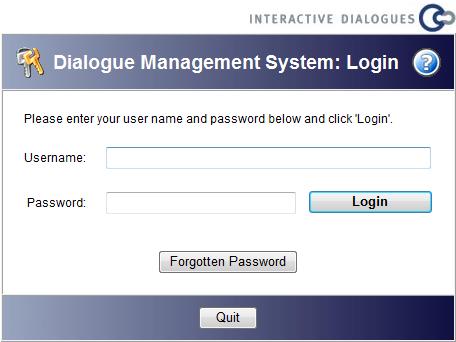 Getting Started Getting Started Logging In In order to access your DMS home page, you must logon to the system. Contact your local administrator for your login link.