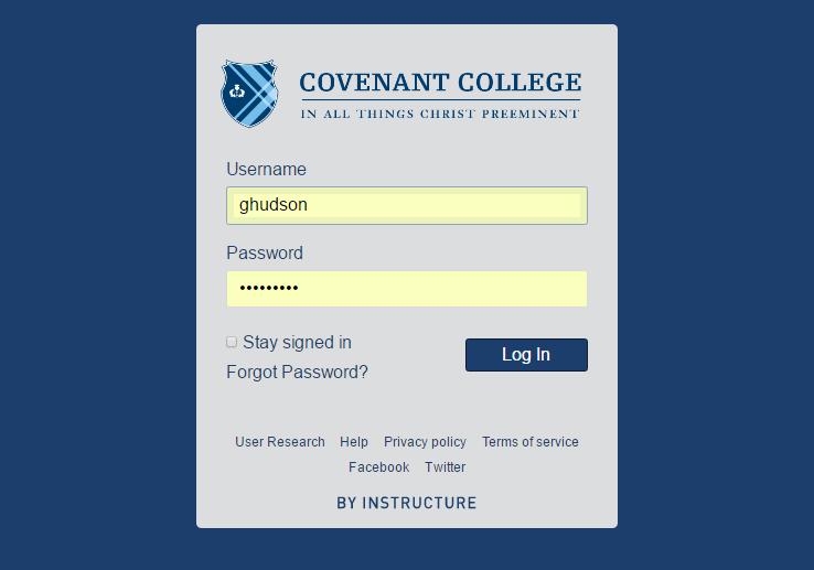 Covenant College Getting Started with Canvas Fall 2017 For Students LMS A learning management system is an online service with built-in tools and features to support individual courses.