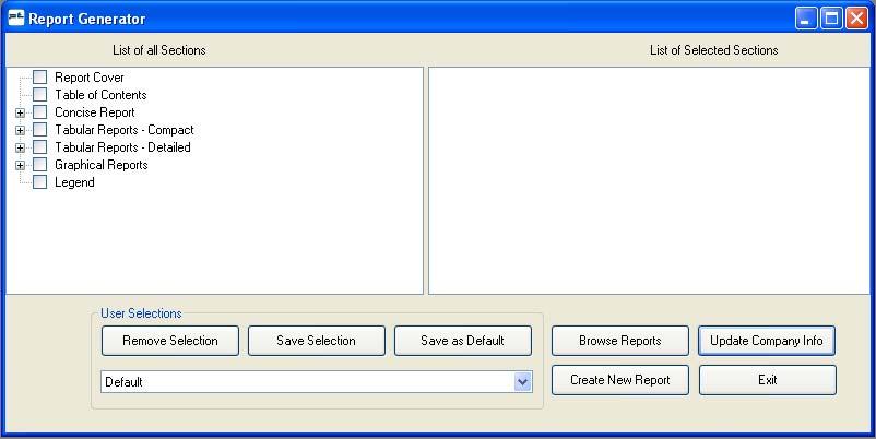 The program allows you to generate reports in an MS-Word editable format. Note that you can also make special settings in your computer system to have reports automatically open in Wordpad or Notepad.