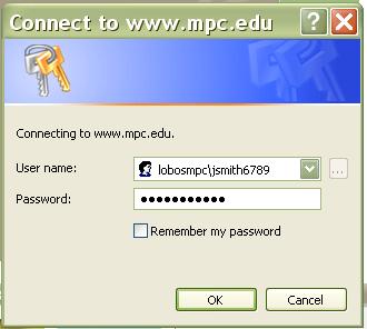 1st Logon - Activate your MPC account by changing your password Each new user must logon to a computer once on campus.