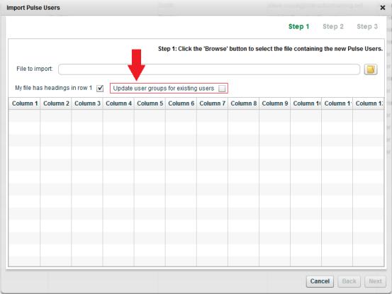 Adding Users into Pulse 10 Adding Users into Pulse There are a number of ways that you can load an organisation s people into Pulse.