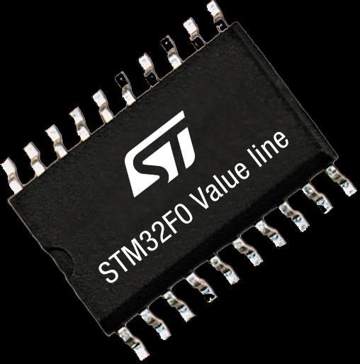 Key Messages 2 STM32 F0: Is the Cortex -M0 core generated with ST s STM32 DNA, for cost sensitive designs.